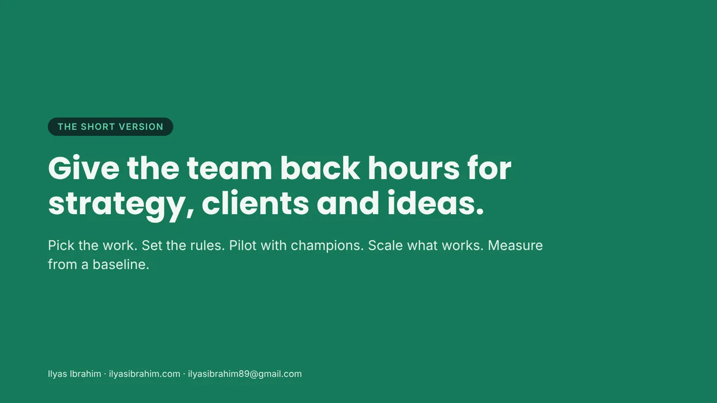 Summary slide