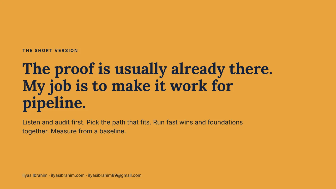 Summary slide
